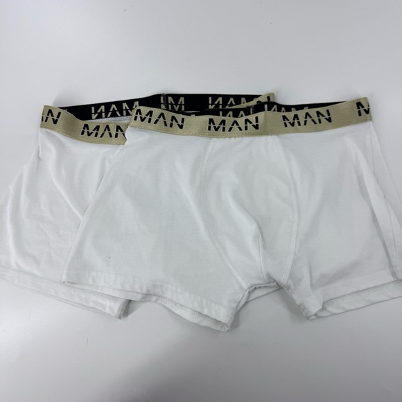 Man Gold Series White Boxer Briefs( 2pair ) - Picture 4 of 5
